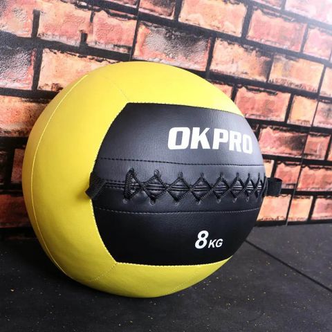 Медицинбол WallBall  OKPRO OK1221 9 кг