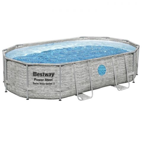 Бассейн каркасный Bestway Power Steel 488 x 305 x 107 см (56946)