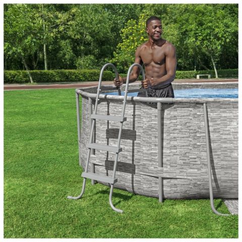 Бассейн каркасный Bestway Power Steel 488 x 305 x 107 см (56946)
