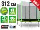 Батут ALPIN 3,12м с защитной сеткой и лестницей