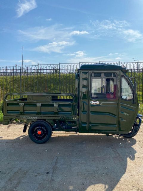 Трицикл грузовой GreenCamel Тендер D1500 (60V 1000W) кабина, понижающая