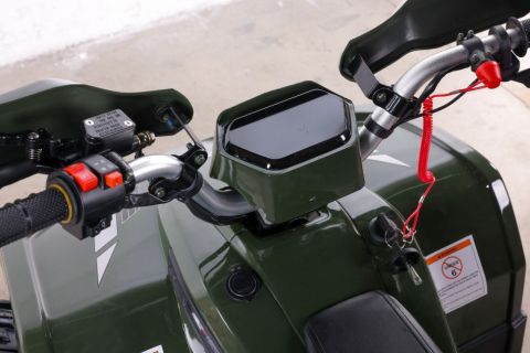 Квадроцикл детский электрический OMA Electric ELF-750 Dark green