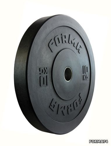 Диск бамперный 10 кг Forma (черный)
