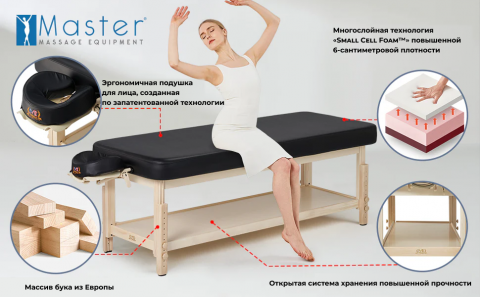 Массажный стол стационарный Master Harvey Comfort