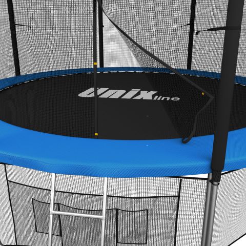 Батут Unix Line Classic 14 ft Inside (синий/зеленый)