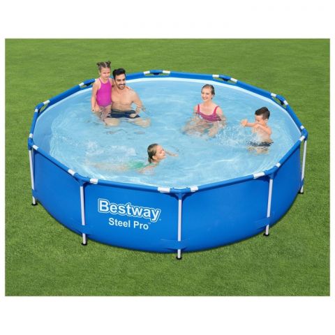 Бассейн каркасный Bestway Steel Pro, 305 х 76 см, (56677)