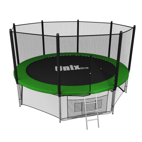 Батут Unix Line Classic 10 ft Outside (синий/зеленый)