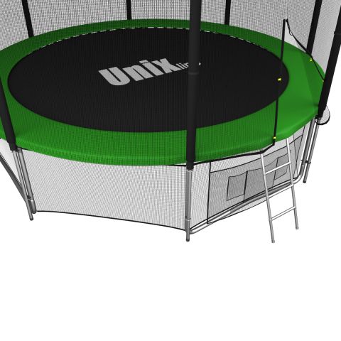 Батут Unix Line Classic 10 ft Outside (синий/зеленый)