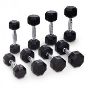 Гантельный ряд FitnesSport D-03 (1-10 кг)