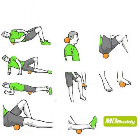 Мяч массажный MD Buddy MD1224 7,5 см