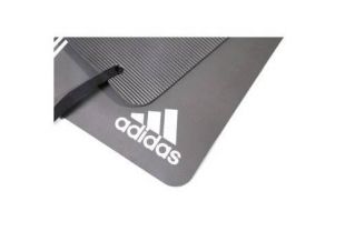 Мат тренировочный Adidas Elite ADMT-12236WH (белый логотип)