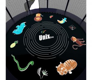 Батут Unix line 14 ft Supreme Game (Синий)