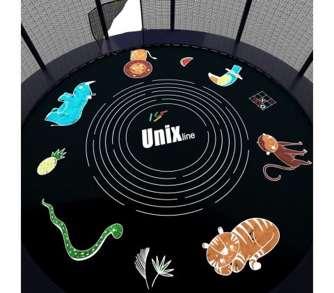 Батут Unix line 14 ft Supreme Game (Синий)