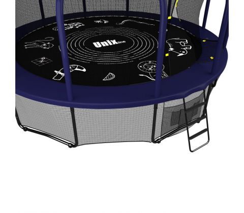 Батут Unix line 14 ft Supreme Game (Синий)