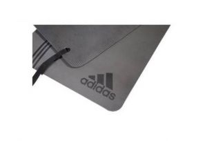 Мат тренировочный Adidas Elite ADMT-12236BK (черный логотип)