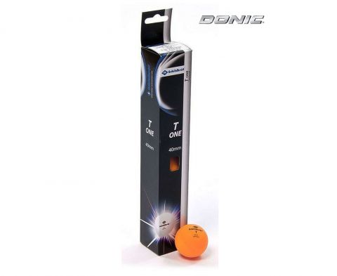 Мячики для н/тенниса DONIC 1T-TRAINING, 6 штук, белый