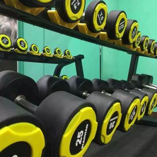 Гантельный ряд полиуретановый (2-20 кг, шаг 2 кг) Gymmaster ANA-050