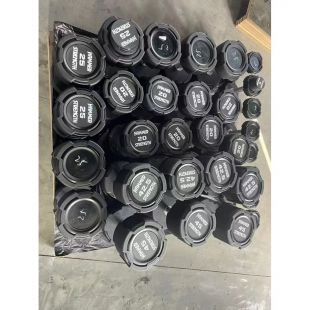 Гантельный полиуретановый ряд от 2,5 до 25 кг, шаг 2,5 кг Gymmaster ANA-047