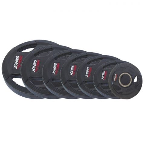 Диск JOHNS черн. 3-х хват. обрезин. d51мм, 25кг 