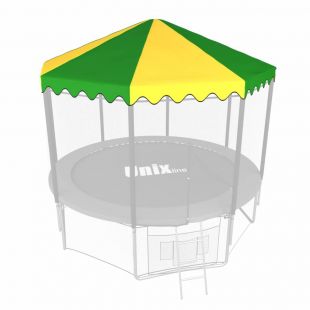 Крыша для батута Unix Line 8 ft (синий/желтый, зеленый/желтый)
