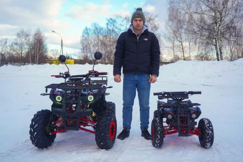 Электроквадроцикл WHITE SIBERIA SNEG PRO 3000W
