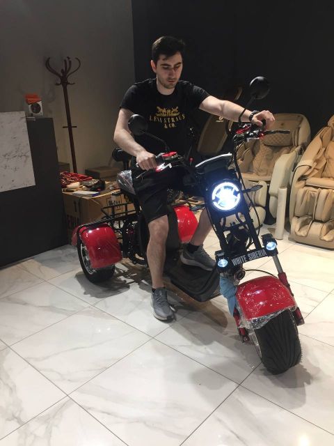 Электротрицикл WHITE SIBERIA PRO TRIKE 3000W