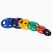 Диск полиуретановый Gymmaster ANA-011 20 кг