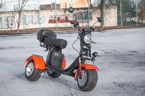 Электротрицикл WHITE SIBERIA IKRA 5000W RED