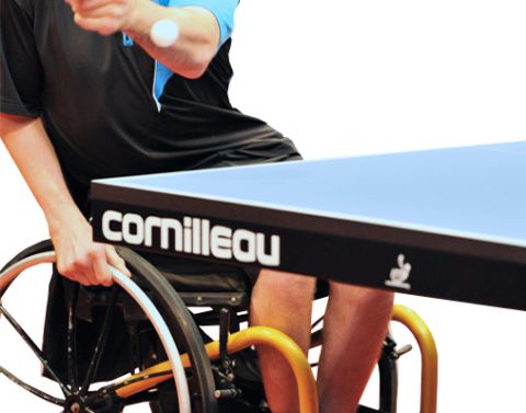 Теннисный стол профессиональный Cornilleau Competition 740 W ITTF (синий)