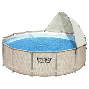 Бассейн каркасный Bestway Power Steel 396 x 107 см (5614V) 