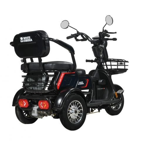 Электротрицикл WHITE SIBERIA SIBTRIKE 2000W