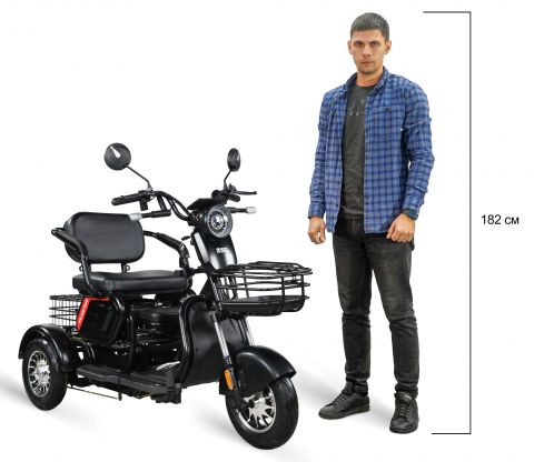 Электротрицикл WHITE SIBERIA SIBTRIKE 2000W
