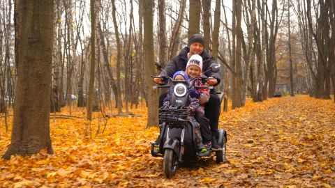 Электротрицикл WHITE SIBERIA SIBTRIKE 2000W