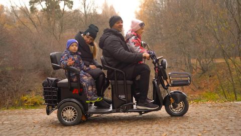 Электротрицикл WHITE SIBERIA SIBTRIKE R 2000W