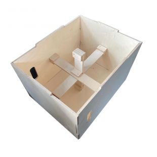 Универсальный PLYO BOX разборный с разметкой шкалы наклона, фанера, DHZ, 3 в 1, 50-60-75см