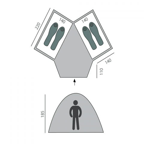 Палатка BTrace Double 4