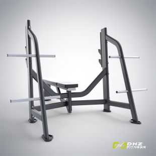 E-7043 Скамья-стойка для жима штанги лежа (Olympic Bench)