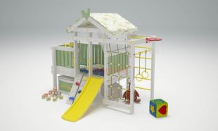 Игровой комплекс Савушка Baby 3 оливковый