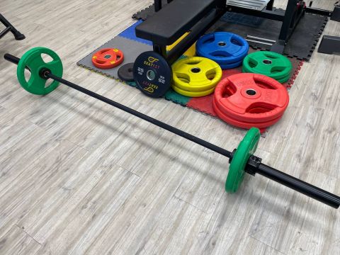 Диски обрезиненные GLT Fitness цветные (51мм)