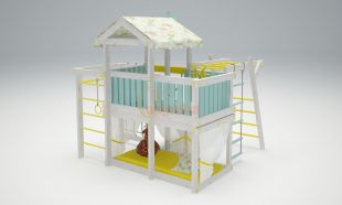 Игровой комплекс Савушка Baby 4 голубой
