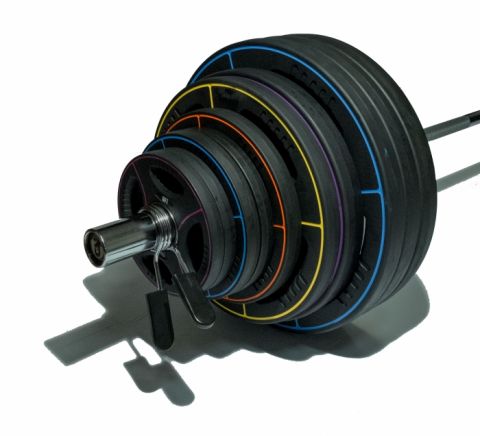 Штанга олимпийская 225 кг Original Fit.Tools FT-OLYSET-225 (диски-TPU)