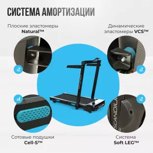 Беговая дорожка домашняя OXYGEN FITNESS SCANDIUM A