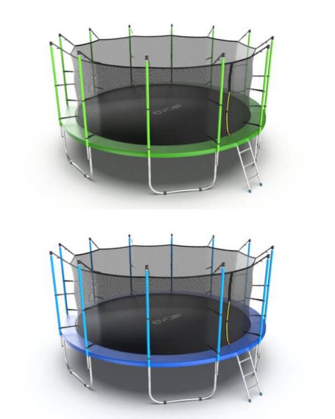 Батут Evo Jump Internal 16ft (Зеленый / Синий)