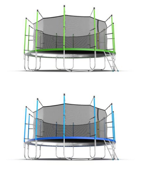 Батут Evo Jump Internal 16ft (Зеленый / Синий)