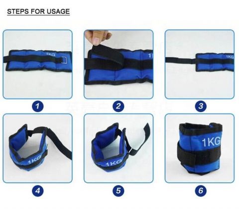 Утяжелители для ног OKPRO OK1718 4 кг