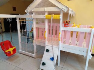 Игровой комплекс Савушка Baby 6 розовый