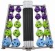 Стойка для бодипампов AeroFIT RK-BPS-20B (на 16 комплектов, платиновая)
