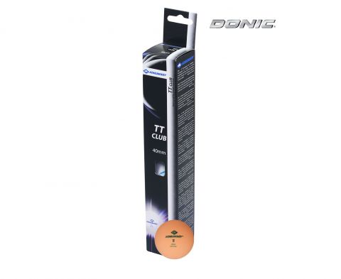 Мячики для н/тенниса DONIC 2T-CLUB, 6 штук, белый