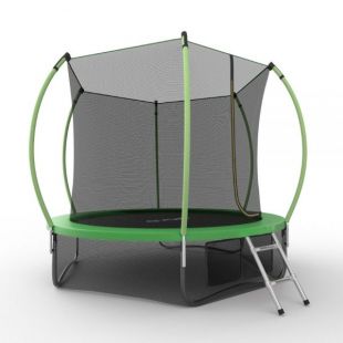 Батут EVO JUMP Internal 8ft + Lower net (зеленый/синий)