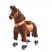 Лошадка Поницикл (Ponycycle) Чернобурка (Ux421) с ручным тормозом